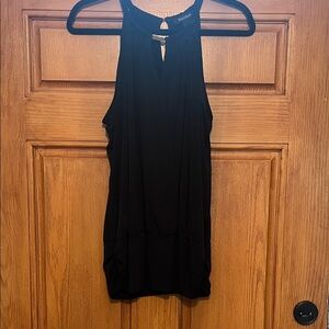 White House Black Market Elegant Black Tank Top